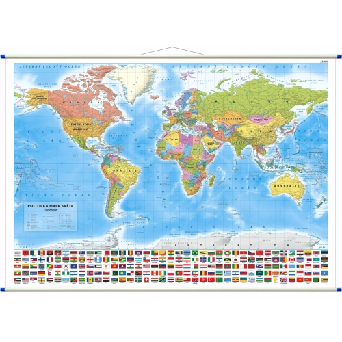 Świat. Mapa ścienna polityczna 1:30 000 000, 140x100 cm, ArtGlob